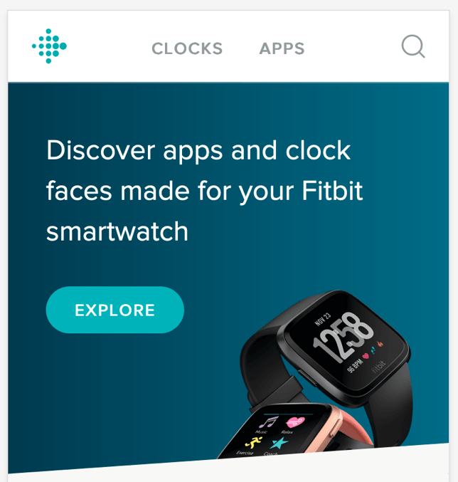 fitbit clocks app
